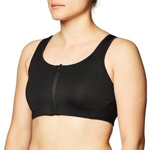 NIKE Womens Shape Zip Front High Support Trading Bra Size Small